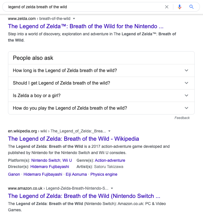 The Legend of Zelda: Breath of the Wild - Wikipedia